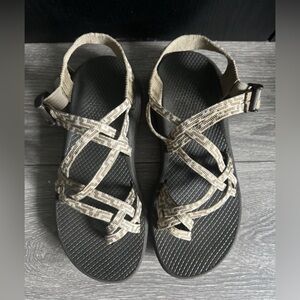 Chaco Women’s Sandals Size 8 Brown ZCloud X2 Kelp Knit J105562 Geometric Pattern